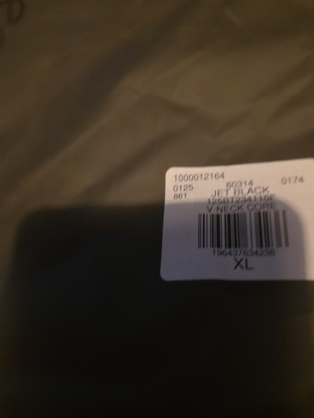 Fear of God ESSENTIALS NWT Black Vneck Size XL Oversized - Picture 7 of 8